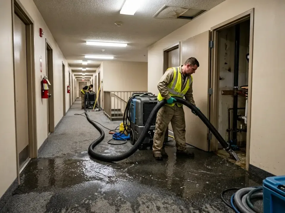 multi-unit-apartment-hallway-f-005 — frequently asked questions, Emergency Burst Pipe Water Extraction & Removal in Roman Fo…